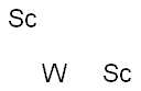 Discandium tungsten 结构式