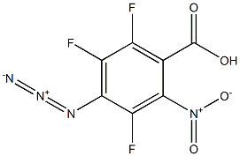 4-Azido-2-nitro-3,5,6-trifluorobenzoic acid 结构式
