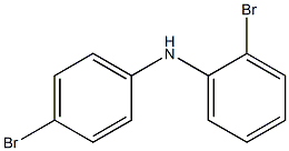 2-ブロモフェニル4-ブロモフェニルアミン 化学構造式