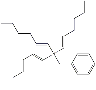 Tri(1-hexenyl)benzylaminium