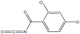 2,4-Dichlorobenzoyl isocyanate Struktur