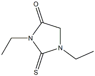 1,3-Diethyl-2-thioxoimidazolidin-4-one,,结构式