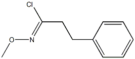3-フェニル-1-クロロプロパナールO-メチルオキシム 化学構造式