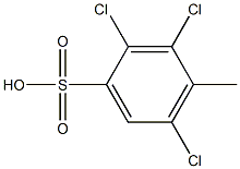 2,3,5-Trichloro-4-methylbenzenesulfonic acid Structure