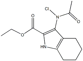 3-[Chloroacetylamino]-4,5,6,7-tetrahydro-1H-indole-2-carboxylic acid ethyl ester