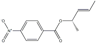 (+)-p-Nitrobenzoic acid (E,S)-3-pentene-2-yl ester