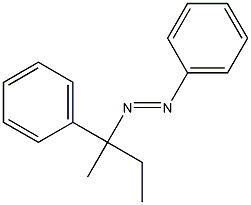 2-Phenyl-2-(phenylazo)butane Struktur
