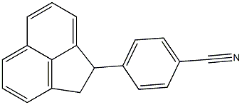 4-(アセナフテン-1-イル)ベンゾニトリル 化学構造式