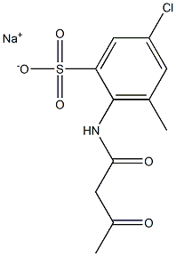 2-(Acetoacetylamino)-5-chloro-3-methylbenzenesulfonic acid sodium salt|