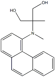 2-[(Phenanthren-4-yl)methylamino]-2-methyl-1,3-propanediol 结构式