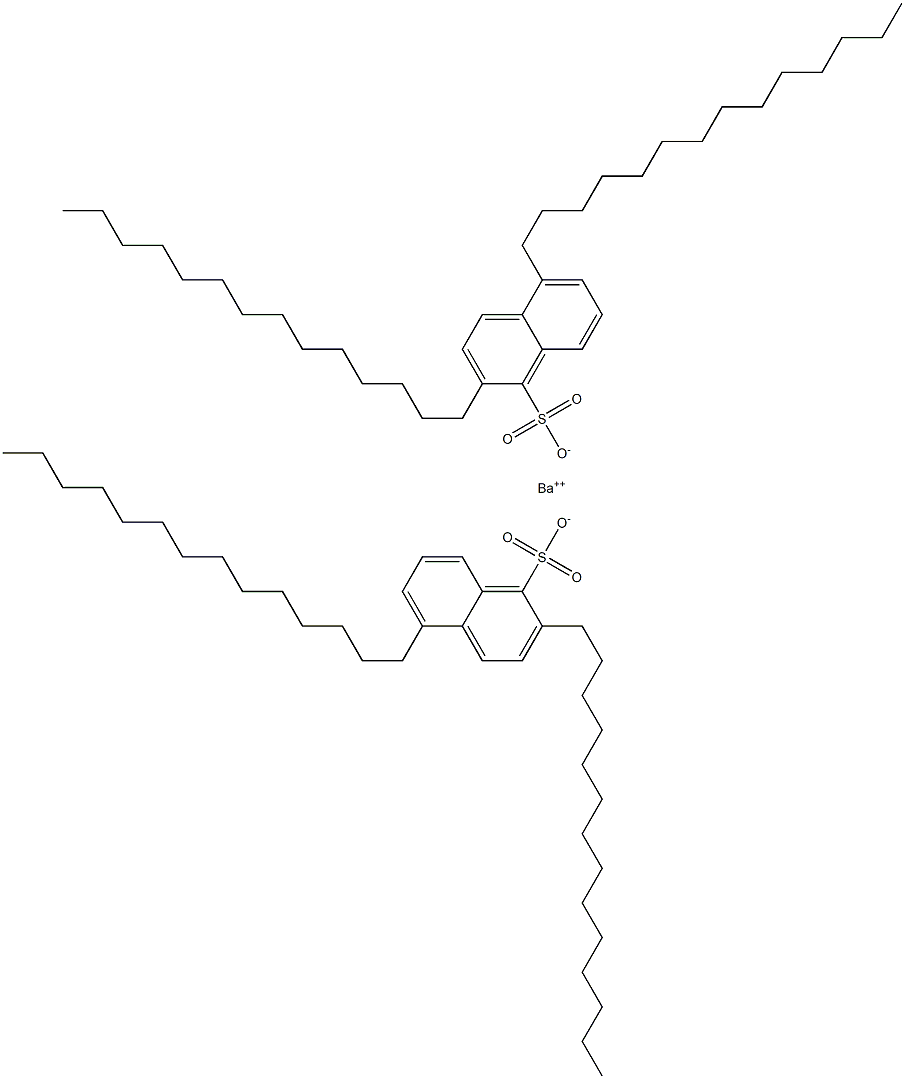 Bis(2,5-ditetradecyl-1-naphthalenesulfonic acid)barium salt