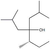 [S,(+)]-4-Isobutyl-2,5-dimethyl-4-heptanol,,结构式