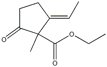 1-Methyl-2-oxo-5-ethylidenecyclopentanecarboxylic acid ethyl ester