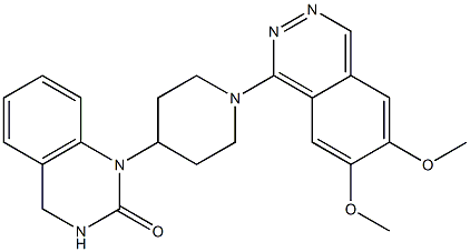 1-[4-[(1,2,3,4-Tetrahydro-2-oxoquinazolin)-1-yl]piperidino]-6,7-dimethoxyphthalazine