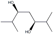 (3S,5S)-2,6-Dimethylheptane-3,5-diol Structure