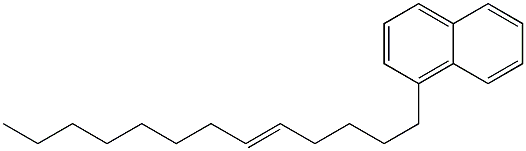 1-(5-Tridecenyl)naphthalene,,结构式