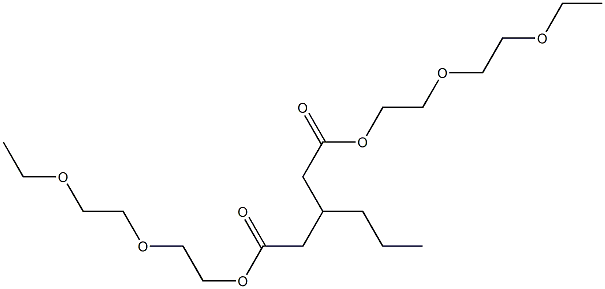 3-Propylglutaric acid bis[2-(2-ethoxyethoxy)ethyl] ester