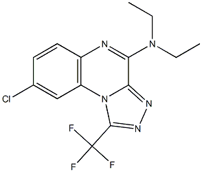  4-Diethylamino-1-trifluoromethyl-8-chloro[1,2,4]triazolo[4,3-a]quinoxaline