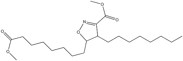 4-Octyl-5-(8-oxo-8-methoxyoctyl)-2-isoxazoline-3-carboxylic acid methyl ester|