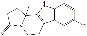 1,2,5,6,11,11b-Hexahydro-8-chloro-11b-methyl-3H-indolizino[8,7-b]indol-3-one