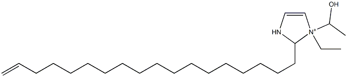 1-Ethyl-1-(1-hydroxyethyl)-2-(17-octadecenyl)-4-imidazoline-1-ium|