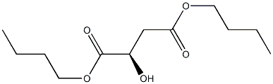 (2R)-2-Hydroxybutanedioic acid dibutyl ester 结构式