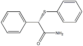 [S,(+)]-2-Phenyl-2-(phenylthio)acetamide,,结构式