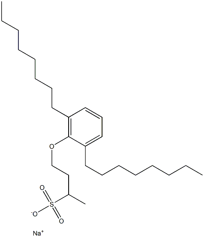 4-(2,6-Dioctylphenoxy)butane-2-sulfonic acid sodium salt