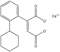 2-(2-Cyclohexylphenyl)maleic acid calcium salt Struktur