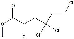 2,4,4,6-Tetrachlorocaproic acid methyl ester Structure