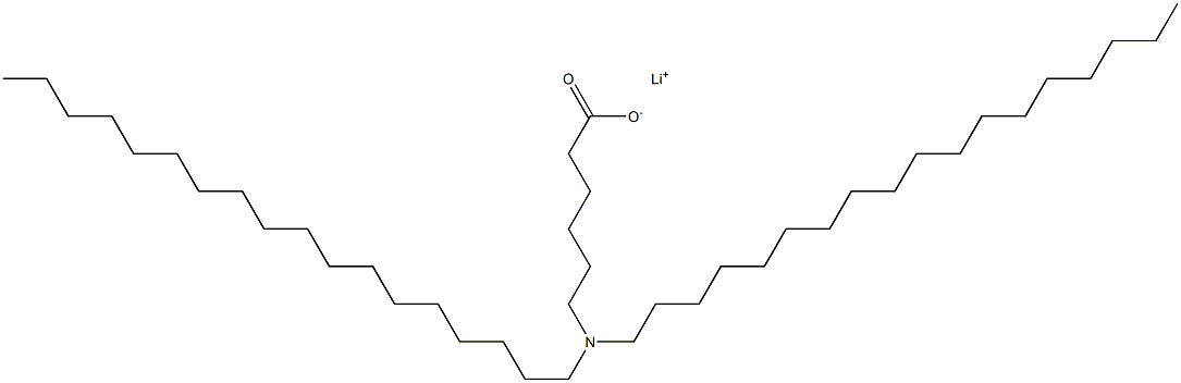 6-(Dioctadecylamino)hexanoic acid lithium salt 结构式