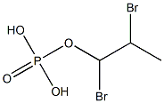 Phosphoric acid dihydrogen (1,2-dibromopropyl) ester Struktur