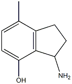 3-Amino-2,3-dihydro-7-methyl-1H-inden-4-ol Structure