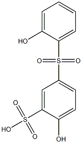  5-(2-Hydroxyphenylsulfonyl)-2-hydroxybenzenesulfonic acid