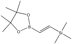 2-[(E)-2-(Trimethylsilyl)ethenyl]-4,4,5,5-tetramethyl-1,3,2-dioxaborolane,,结构式