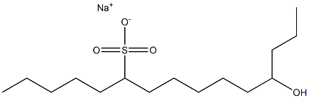  12-Hydroxypentadecane-6-sulfonic acid sodium salt