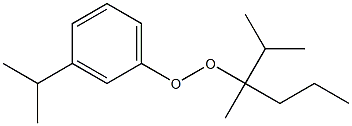 3-Isopropylphenyl 1-methyl-1-isopropylbutyl peroxide 结构式