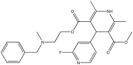 4-(2-Fluoropyridin-4-yl)-1,4-dihydro-2,6-dimethylpyridine-3,5-dicarboxylic acid 3-methyl 5-[2-(N-methyl-N-benzylamino)ethyl] ester|