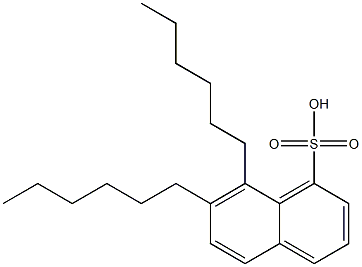 7,8-Dihexyl-1-naphthalenesulfonic acid