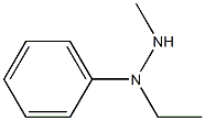 1-Phenyl-1-ethyl-2-methylhydrazine Struktur