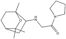 1-[N-(1,8-Epoxy-p-menthan-2-yl)glycyl]pyrrolidine Structure