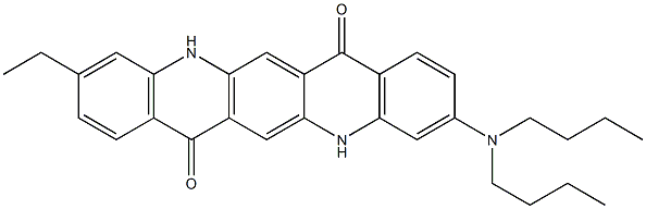3-(Dibutylamino)-10-ethyl-5,12-dihydroquino[2,3-b]acridine-7,14-dione