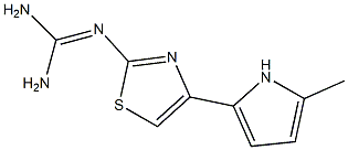  2-[[Amino(amino)methylene]amino]-4-(2-methyl-1H-pyrrol-5-yl)thiazole