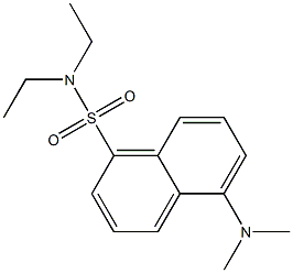 N,N-Diethyl-5-(dimethylamino)naphthalene-1-sulfonamide Struktur