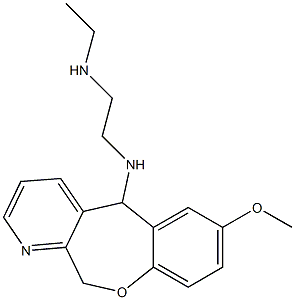 5,11-Dihydro-5-(2-ethylaminoethylamino)-7-methoxy[1]benzoxepino[3,4-b]pyridine|