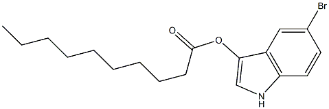 Decanoic acid 5-bromo-1H-indol-3-yl ester