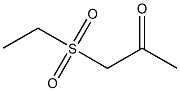 1-(Ethylsulfonyl)-2-propanone 结构式