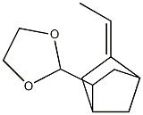 2-(5-Ethylidenebicyclo[2.2.1]heptan-2-yl)-1,3-dioxolane Structure