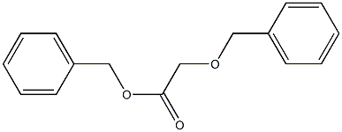 ベンジルオキシ酢酸ベンジル 化学構造式