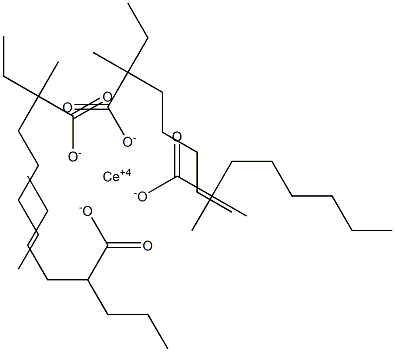 Cerium(IV)2,2-dimethyloctanoate=bis(2-ethyl-2-methylheptanoate)=2-methyl-2-propylhexanoate